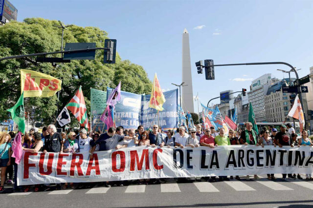 La posición argentina frente a la OMC
