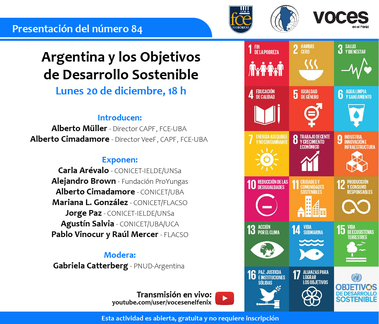 Presentación del número 84: “Argentina y los Objetivos de Desarrollo Sostenible”